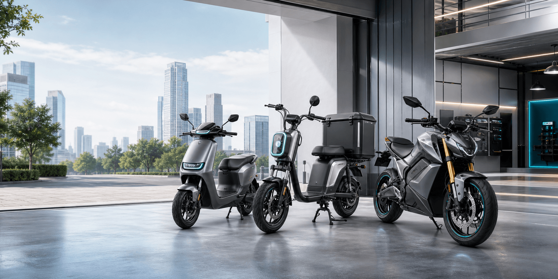 SALIDA electric two-wheeler lineup